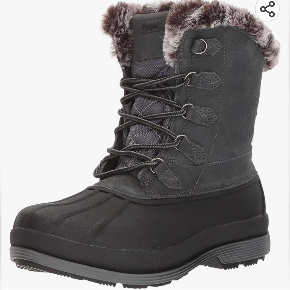 Propét Women's Lumi Tall Lace Snow Boot